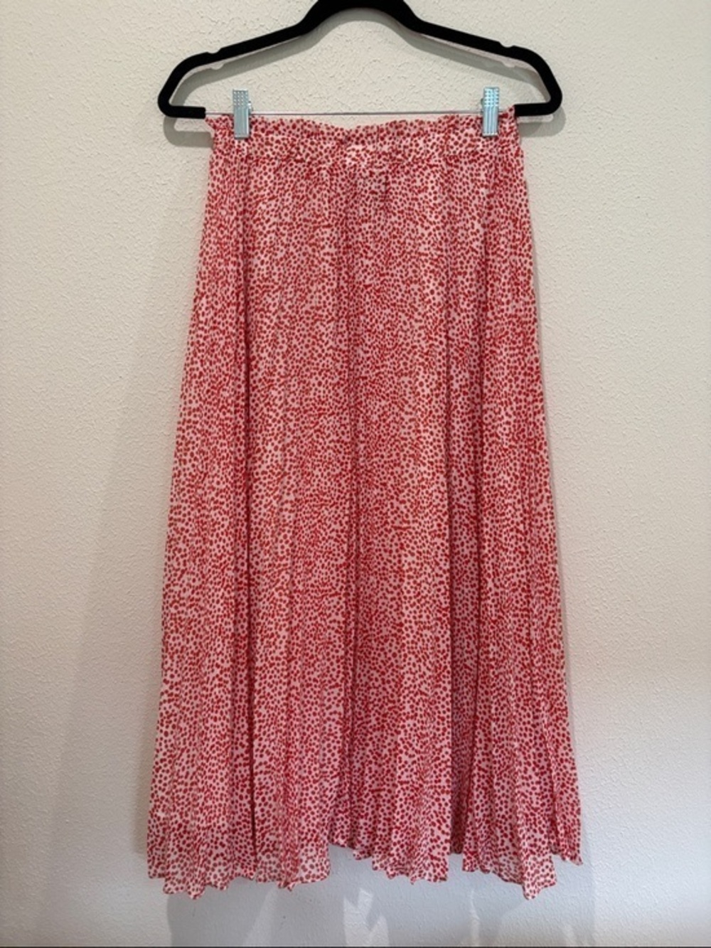 Lucy Paris Rose Pleated Midi Skirt Confetti dot S